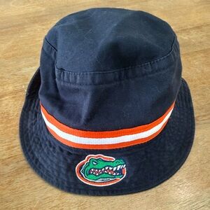 UF Gators Legacy Navy Bucket Hat with Orange and White Stripe